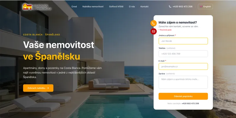 Apartmán ve Španělsku
